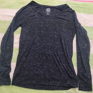 SO Brand Long Sleeve Black Shirt Size Medium